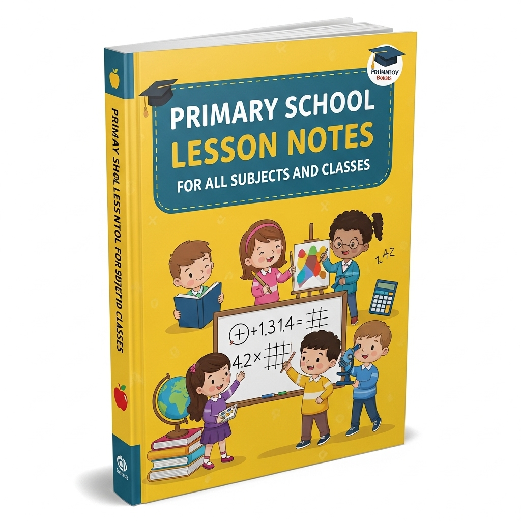 Primary school Lesson Note For All Subjects and Classes