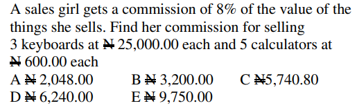 WAEC GCE Mathematics Questions and Answers by macoach.com.ng