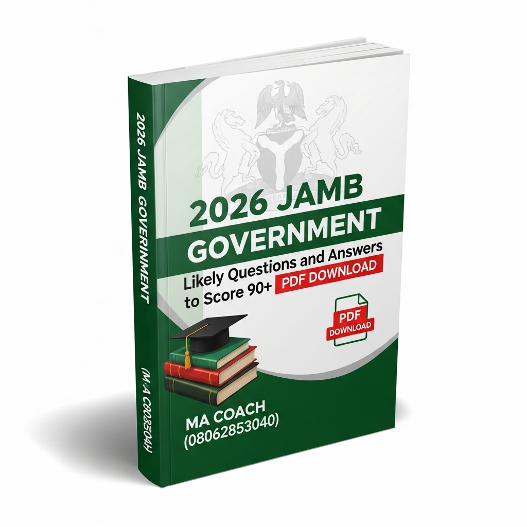 2026 JAMB Government Likely Questions and Answers to Score High by macoach.com.ng