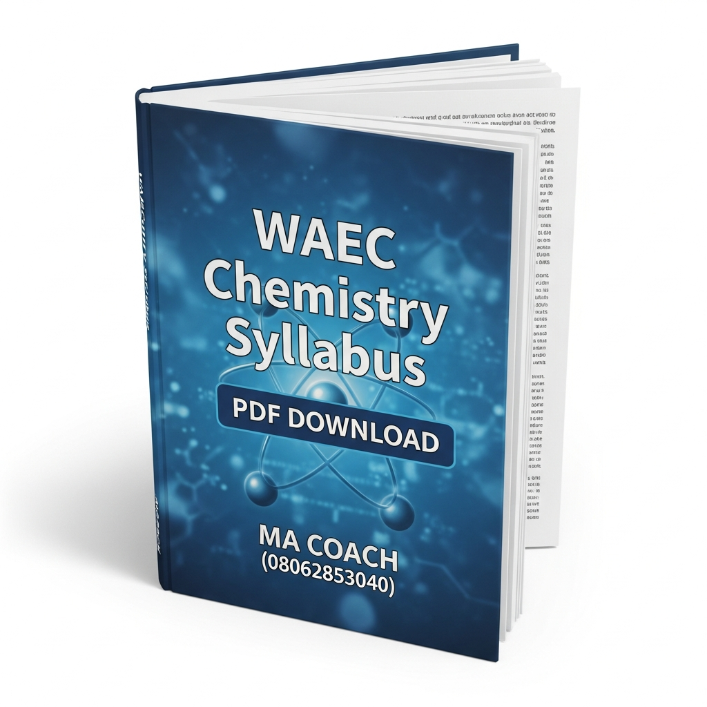 WAEC Chemistry Syllabus PDF Download by macoach.com.ng