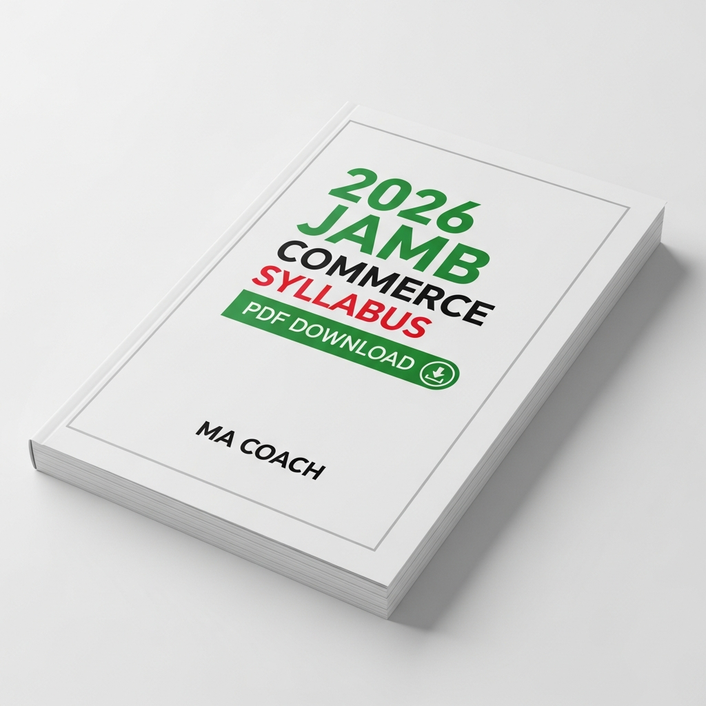 2026 JAMB Commerce Syllabus PDF Download by macoach.com.ng