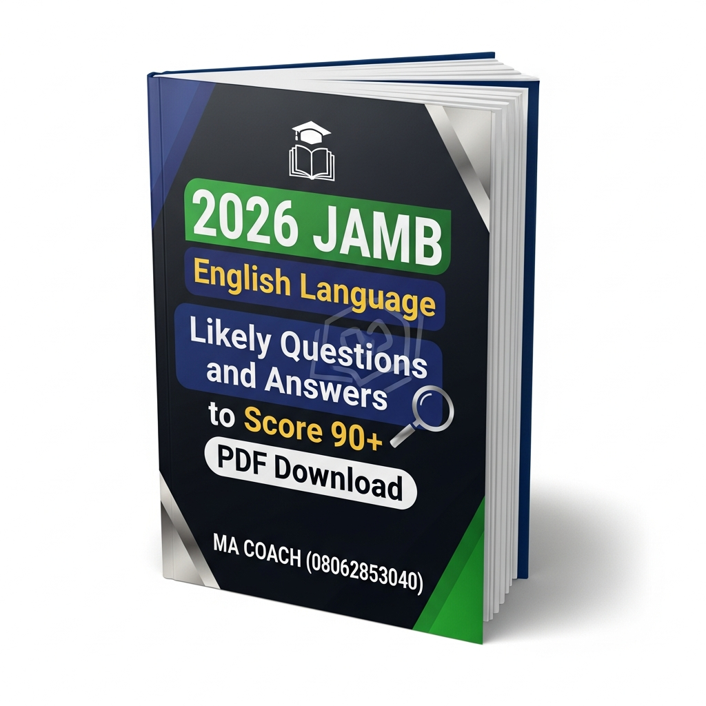 2026 JAMB English Language Likely Questions and Answers to Score 90+ by macoach.com.ng