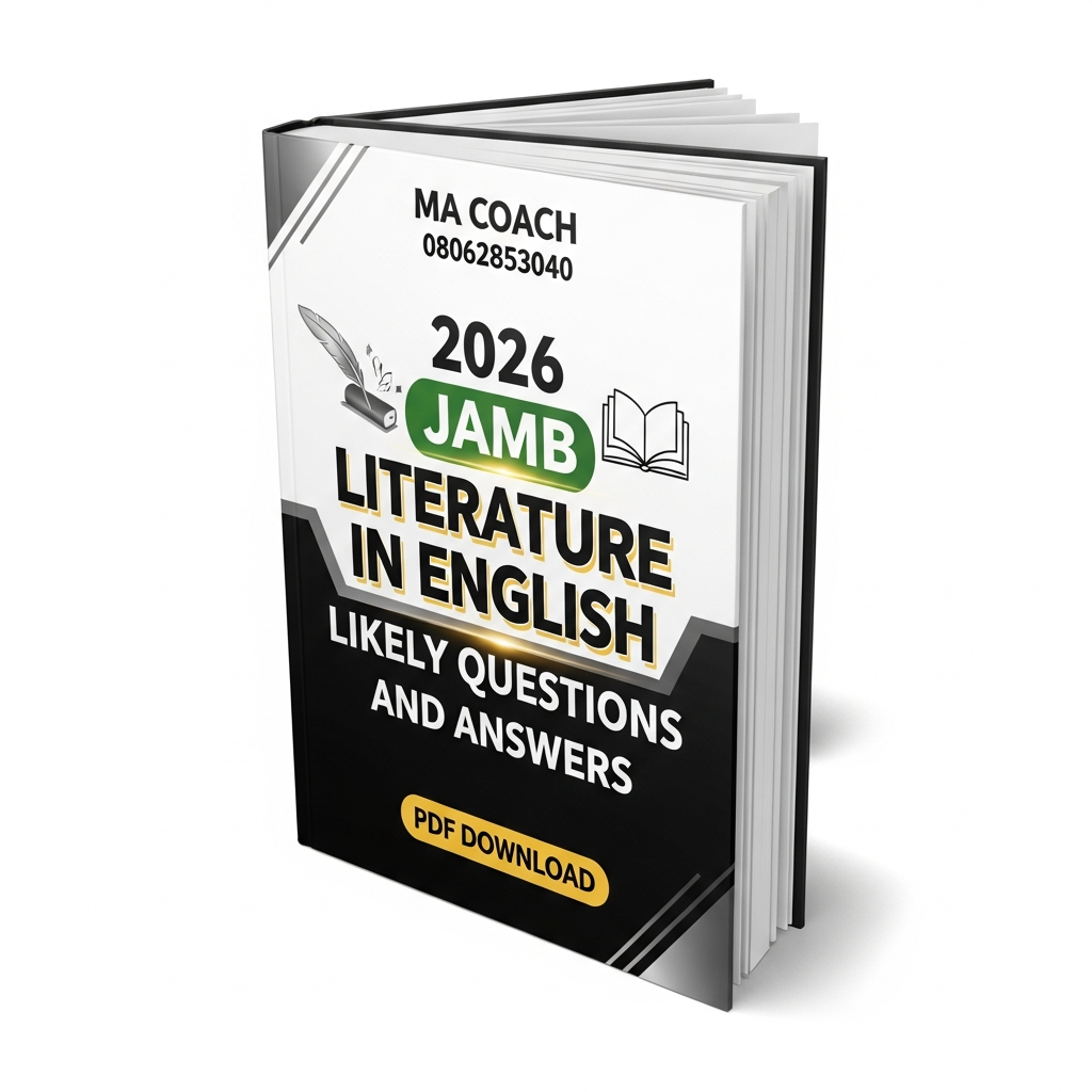 2026 JAMB Literature in English Likely Questions and Answers by macoach.com.ng