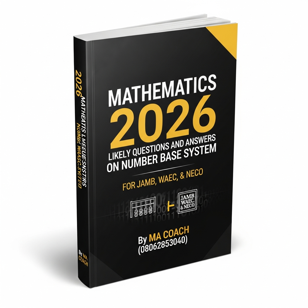 2026 JAMB Mathematics Likely questions and answers on Number Base by macoach.com.ng