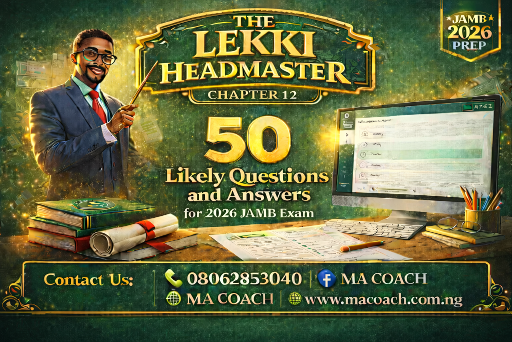 The Lekki Headmaster Chapter 12 Questions and Answers