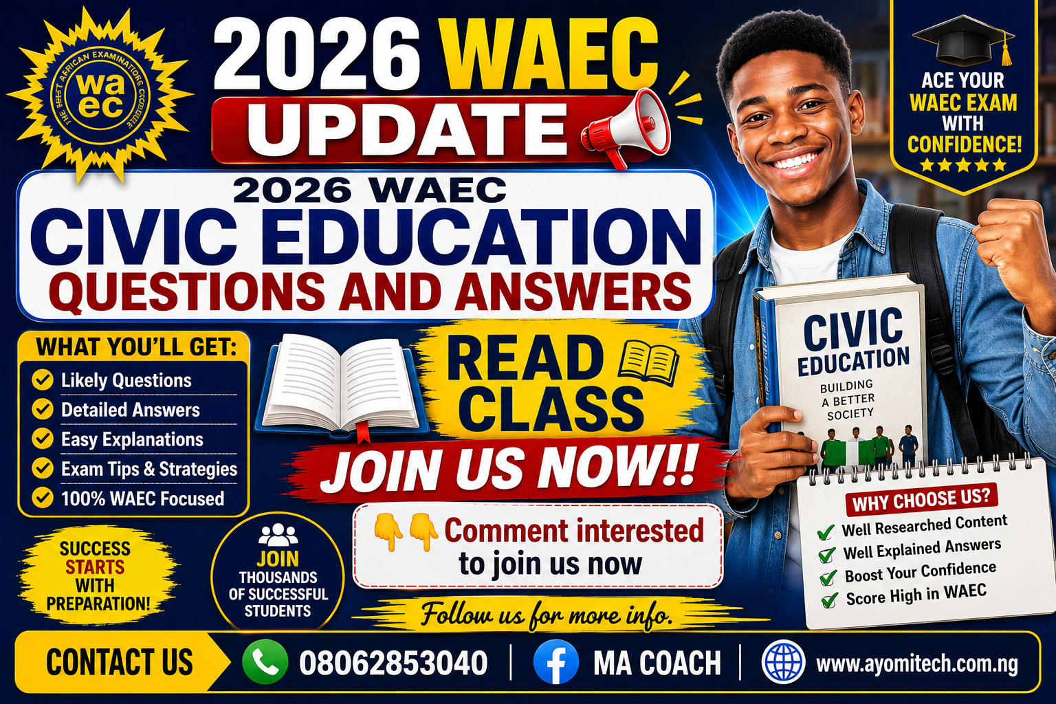2026 WAEC Civic Education Likely questions and answers