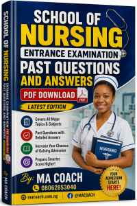 School of Nursing Entrance Examination Past Questions and Answers PDF Download (latest edition)