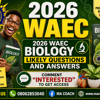 2026 WAEC Biology Likely Questions and Answers
