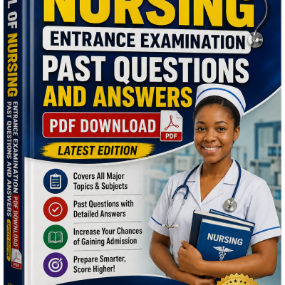 School of Nursing Entrance Examination Past Questions and Answers PDF Download (latest edition)