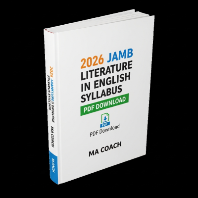2026 JAMB Literature in English Syllabus PDF Download by macoach.com.ng